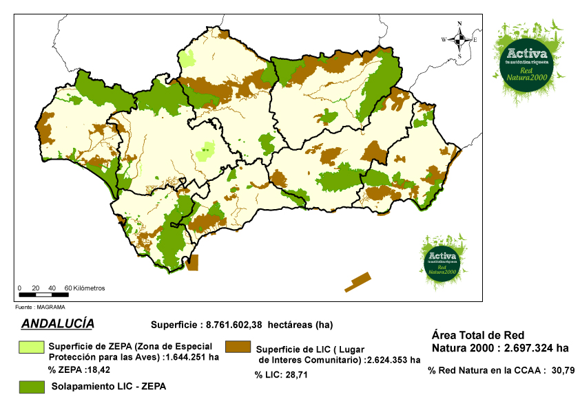 Los planes de gestión presentados en Andalucía no cumplen con la normativa  española - Red Natura 2000Red Natura 2000